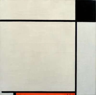 Composition with Black, Red and Gray by Piet Mondrian